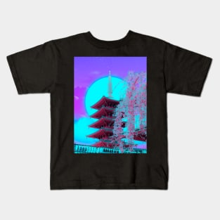 Neon Castle Kids T-Shirt